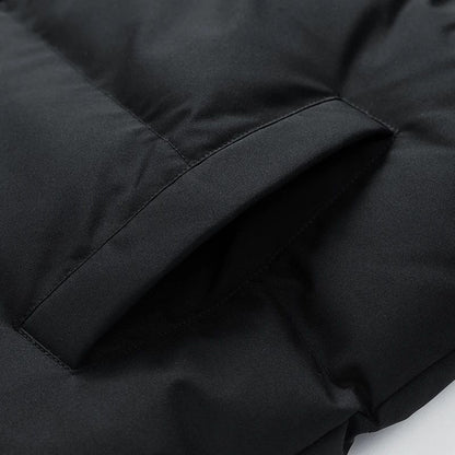 Jaqueta Curta de Pesca de Inverno da Moda, Gola Alta, Solta, Acolchoada com Algodão, Jaqueta Quente à Prova de Frio Tamanho Grande para Adolescentes