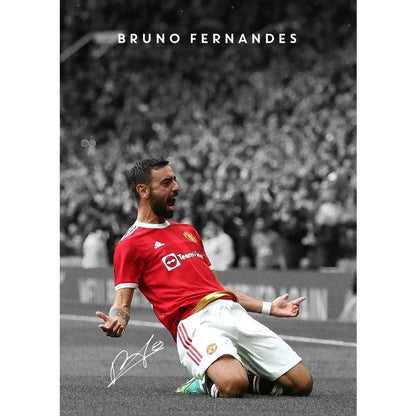 Modern Soccer Sport Player Portrait Poster Print Football Play Picture Canvas Painting Wall Art for Living Room Home Decor Mural