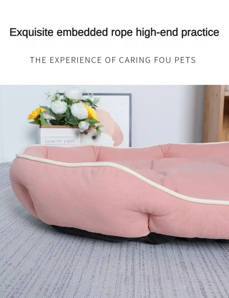 Winter Dog Sofa Big Bed Pets Dogs Accessories Small Breeds Accessory Bedding Pet Supplies Cushions Mat Bad Blanket Cushion