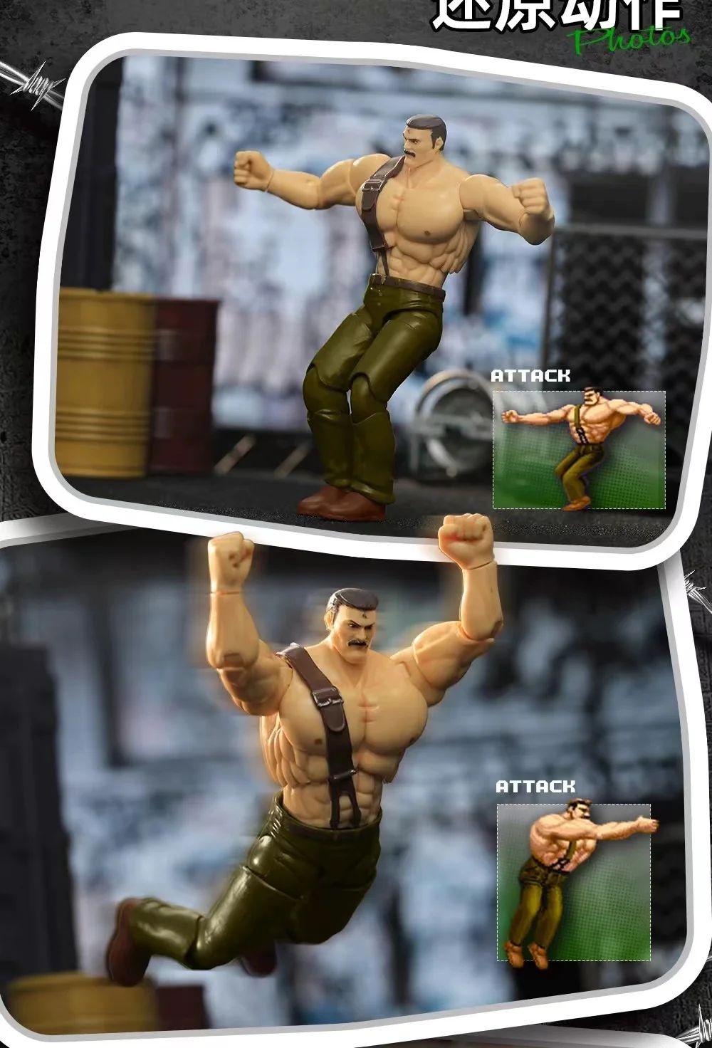 Original 52TOYS Boneco de Ação CAPCOM Final Fight PVC 10CM Anime Figuras de Ação Modelos Brinquedos Coleções Presentes em Estoque