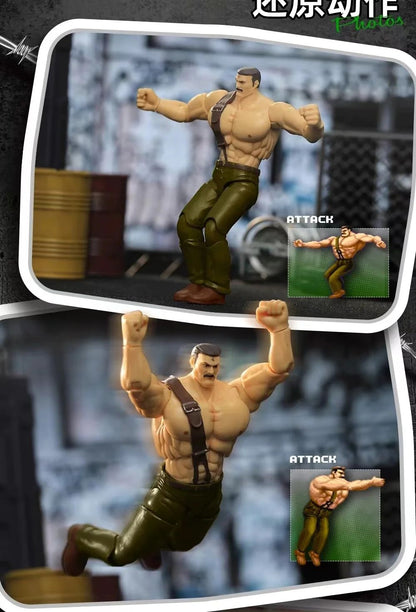 Original 52TOYS Boneco de Ação CAPCOM Final Fight PVC 10CM Anime Figuras de Ação Modelos Brinquedos Coleções Presentes em Estoque