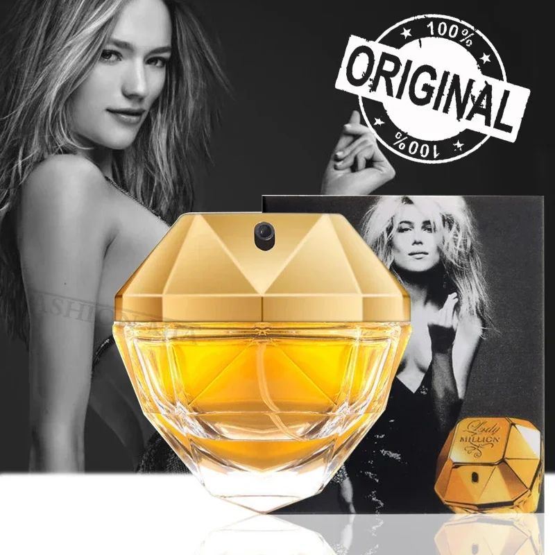 High Quality Body Spray Perfume Luxury Eau De Parfum 80ML Long Lasting One Million Women's Cologne Fragrance Glass