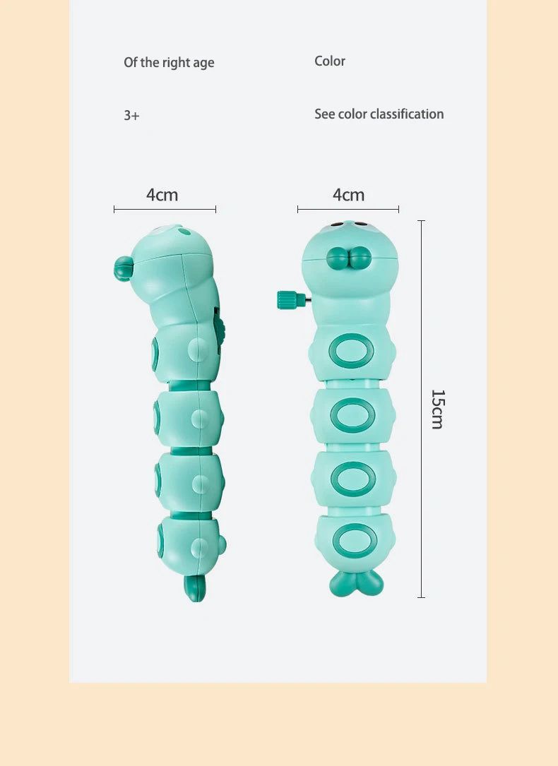 Clockwork Toy Cute Cute Cartoon Caterpillar To Help Baby Learn To Crawl Quality Fall