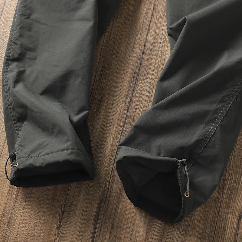Calças Masculinas de Caminhada ao Ar Livre em Fleece Engrossado Corta-Vento Impermeável Soft Shell Reta Calças de Trabalho Resistentes ao Frio e Quentes