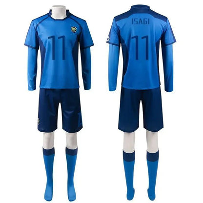 Anime Cosplay Costume Ness Kaiser Isagi Nagi Reo Itoshi Sae Shidou Ryuusei Cosplay Jersey With Shorts Uniform Clothes