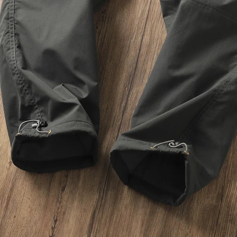 Calças Masculinas de Caminhada ao Ar Livre em Fleece Engrossado Corta-Vento Impermeável Soft Shell Reta Calças de Trabalho Resistentes ao Frio e Quentes