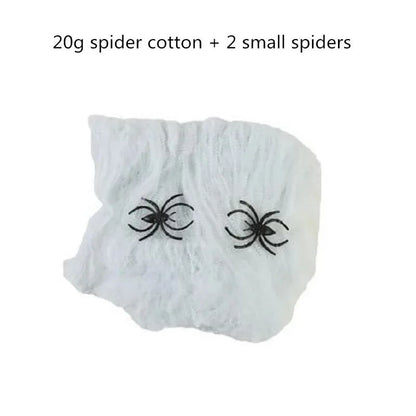 Teia de Aranha Gigante Preta Assustadora de Halloween Decoração de Halloween para Casa Bar Adereços de Casa Assombrada Decoração Externa de Feriado