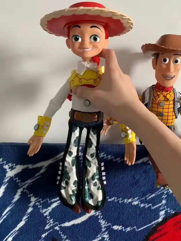Anime Disney Toy Story 4 Falante Woody Buzz Jessie Rex Figuras de Ação Decoração de Anime Coleção de Brinquedos Colecionáveis Modelo para Presentes