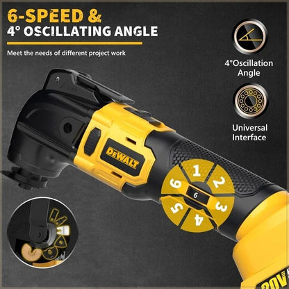 Ferramenta Multifuncional Oscilante DeWalt Fast Release Sem Escova Ferramenta Elétrica de Retificação, Lixador Elétrico, Ferramenta Compatível com Bateria 20V