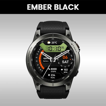 Zeblaze Stratos 3 PRO GPS Smart Watch 1.43" AMOLED Display Bluetooth Phone Calls Health Monitor Smartwatch Sports Route Display
