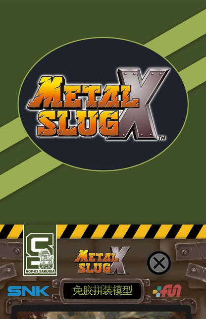 Em Estoque Metal Slug X Series Pequeno Modelo Montável Tanque Avião Caminhão Boneco Prisioneiro Modelo Brinquedos Presentes