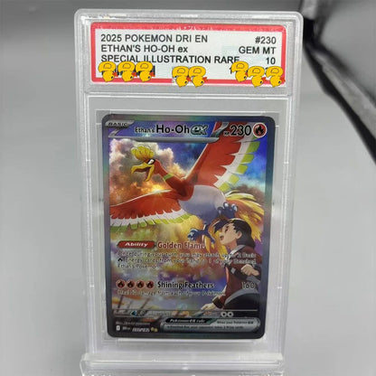 DIY PTCG Rating Card Collection Card 2021 SWSH FA/RAYQUAZA V MEWTWO ex Copy 10Points Rating Card Anime Game Gift