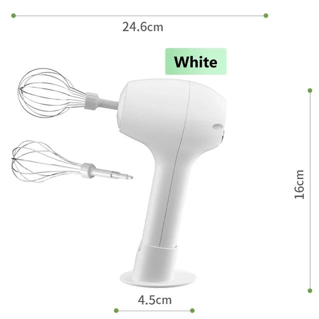 Mixer de Alimentos Elétrico Portátil Sem Fio Batedor de Ovos Automático Batedor de Manteiga Creme Vertical Misturador de Mão Sem Fio para Cozinha