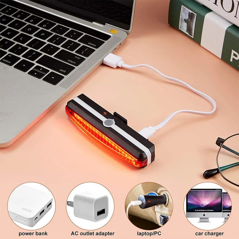 BUCKLOS Bike Light COB Front Rear Bicycle Lights LED Rechargeable Mountain Road Bicycle Lamp MTB Tail Light Cycling Flashlight