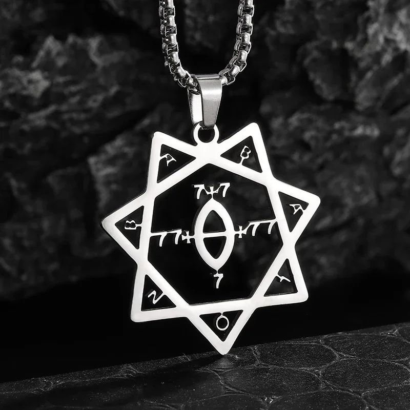 Colar de Pingente de Caveira Demoníaca Enrolada de Cobra Gótica Vintage para Homens Meninos Festa de Rock Halloween Joia de Presente