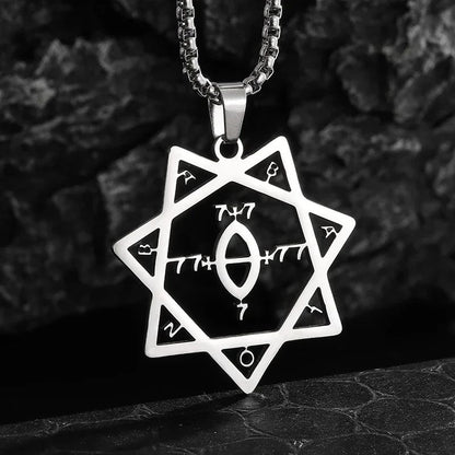Colar de Pingente de Caveira Demoníaca Enrolada de Cobra Gótica Vintage para Homens Meninos Festa de Rock Halloween Joia de Presente
