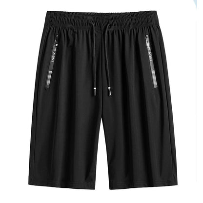 Men Plus Size Casual Shorts 6XL 7XL Big Size Gym Shorts Men Ice Silk Stretchy Summer Beach Short Pants Quick Dry Breathable