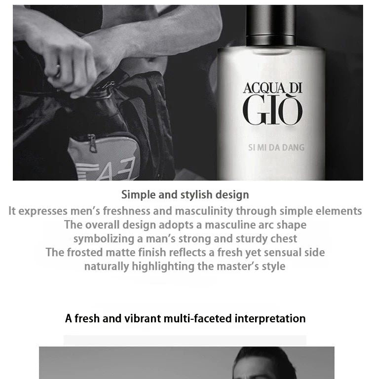 Men's Perfume 100ml, Long-lasting Freshness, Awakens Your Daily Charm | Essential for Commuting, Business, and Social Dating