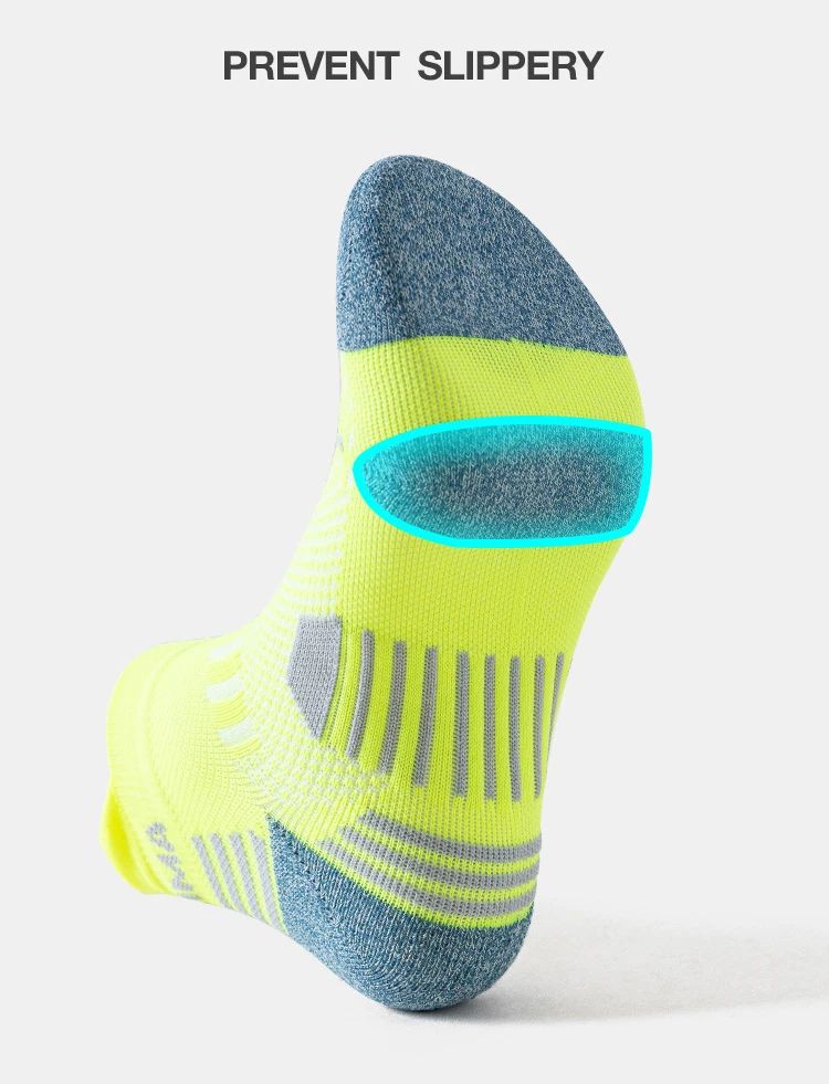 3 Pares Meias de Corrida de Maratona Masculinas Femininas Profissionais Esportivas Tornozelo Fitness Tubo Acolchoado Engrossado Baixo Cano Curto Barco Meias