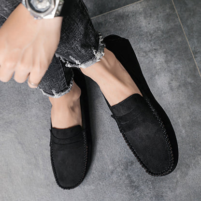 Fashion Suede Men Casual Shoes Breathable Comfort Slip-on Mens Driving Shoes Luxury Brand Men Loafers Mens Lazy Shoes Moccasins