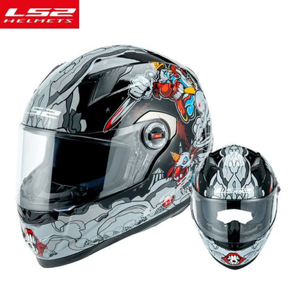 Capacete de motocicleta LS2 FF358 Capacete integral LS2 Draze para homens e mulheres Capacete de corrida de moto com casco de ABS Cascos Para Moto Aprovado pela ECE