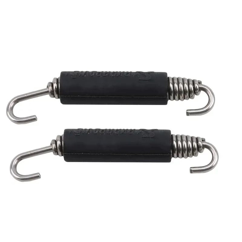 2PCS Stainless Steel Universal Motorcycle Muffler Exhaust Springs Hooks Front Middle Link Pipe Exhaust Connect Spring  Yoshimura