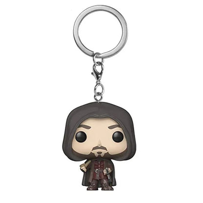 FUNKO POP Filmes O Senhor Dos Anéis Aragorn Chaveiro Pocket Pop Bonecos de Vinil Modelo Brinquedos Para Crianças Presente de Natal