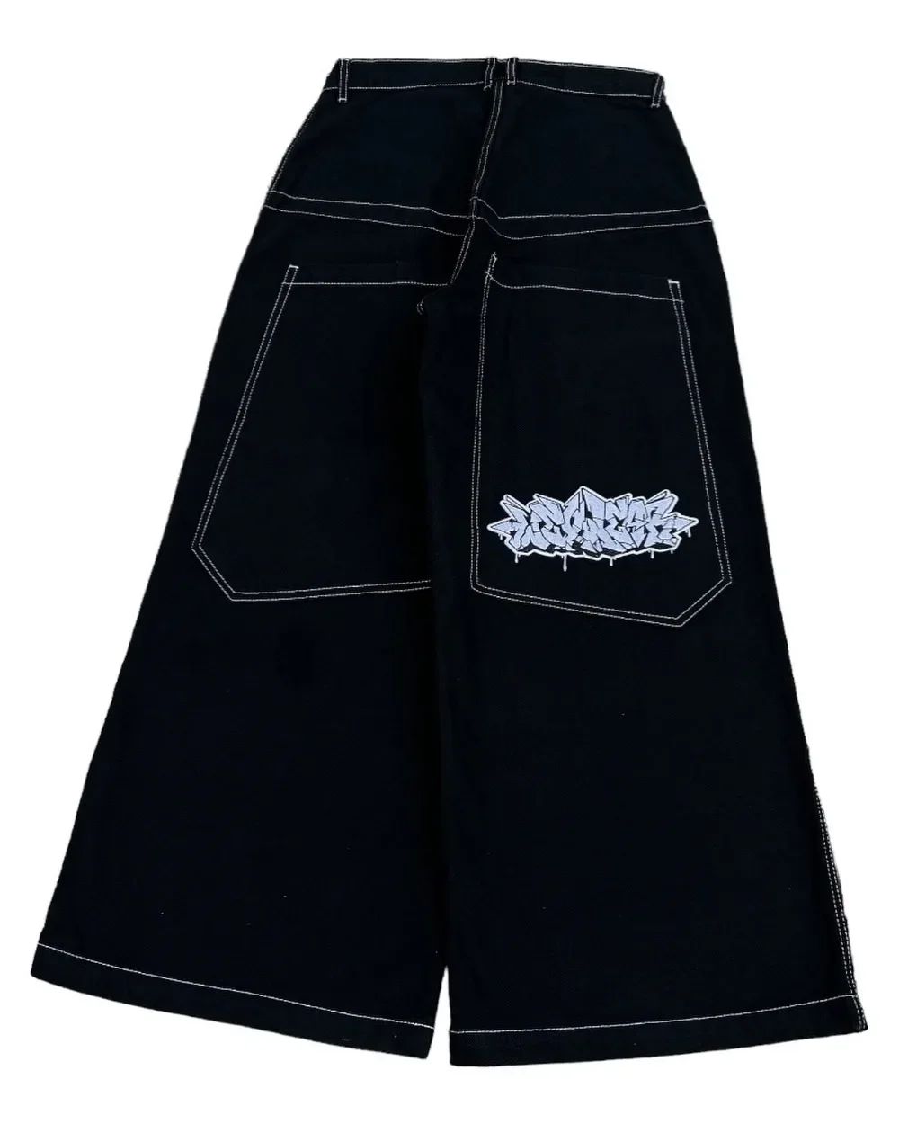 Calça Jeans Baggy Y2K masculina Harajuku anos 2000 vintage bordada de alta qualidade nova Hip Hop streetwear masculina feminina calça jeans casual de perna larga