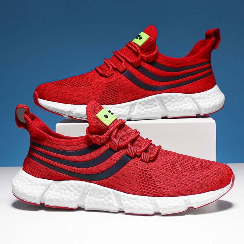 Tênis Esportivo Masculino Casual Leve Respirável Antiderrapante Calçados para Corrida e Caminhada ao Ar Livre Tênis Esportivo para Jogging