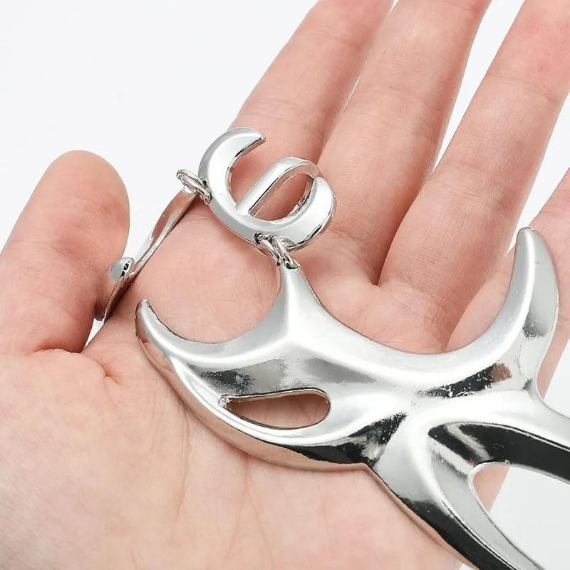 Exaggerate Cyberpunk Luxury Women Mask Fashion Metal Chain Nose Face Ornament Trendy Jewelry Masquerade Accessories Gifts