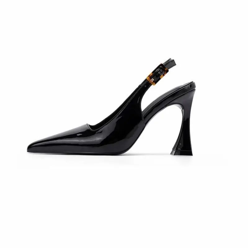 Sharp Pointed Niche Women Shoe 2025 Fashion New Women High Heel Versatile Simple Single Shoes Trendy Temperament Women's Sandals