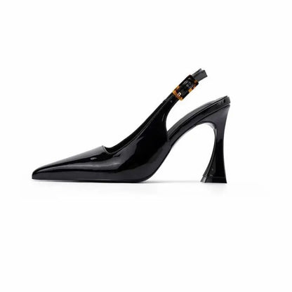 Sharp Pointed Niche Women Shoe 2025 Fashion New Women High Heel Versatile Simple Single Shoes Trendy Temperament Women's Sandals