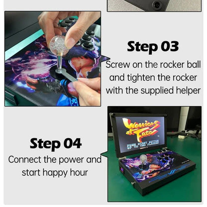 14-Inch 3D Pandora  26800 in 1 Console Folding Portable Arcade Console Pandora DX Box 720P HD Screen Mini Arcade Moonlight