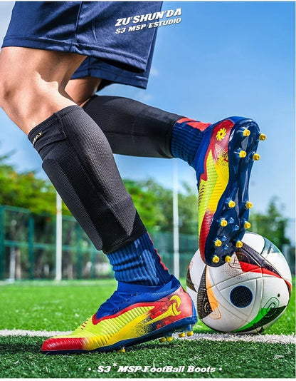 Men Football Shoes Fast Non-Slip Outdoor Football Field Boots Professional Grass Training Soccer Shoes Society Cleats Sneaker