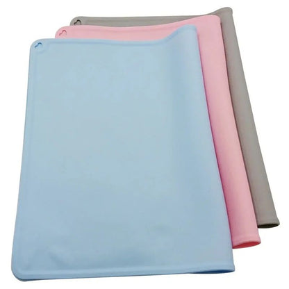 High Quality Waterproof Non-slip Pet Mat Dog Feeding Pad Easy To Clean Silicone Pet Food Mat, Table Mat, Large Placemat