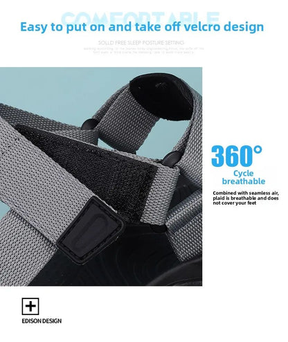 Men Sandals Non-slip Summer Flip Flops High Quality Outdoor Beach Slippers Casual Shoes Cheap Men's shoes Water Shoes 9072