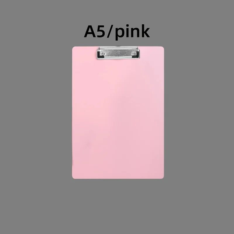 Simple A5 Bill Clipboard Memo Pad Clip Board Loose-leaf Notebook File Writing Pad Clamps Paper Holder Office School Supplies