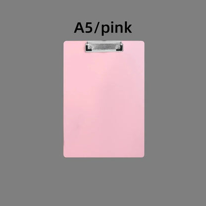 Simple A5 Bill Clipboard Memo Pad Clip Board Loose-leaf Notebook File Writing Pad Clamps Paper Holder Office School Supplies