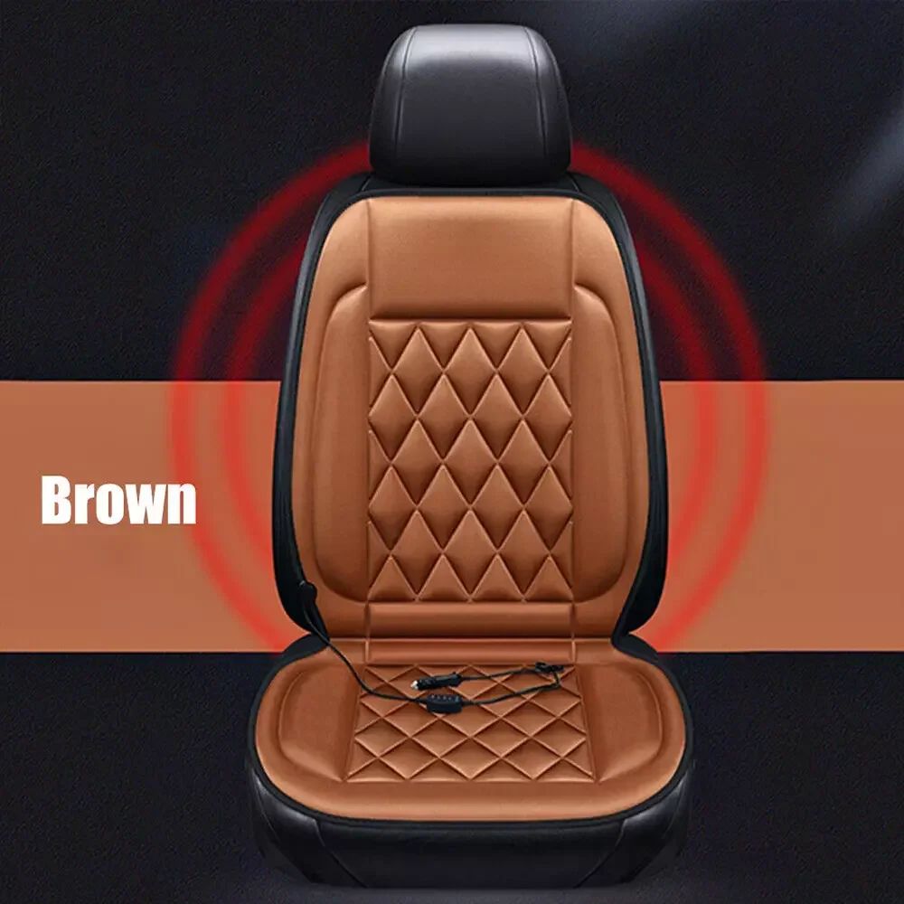 12-24v HeatedCar Seat Cover 30' Fast Car Seat Heater Cloth/Flannel Heated Car Seat Protector 25W Seat Heating Cover Car Seat