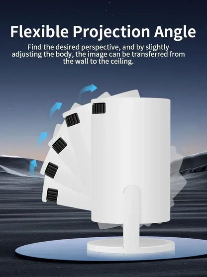 Projetor Portátil 2025 HY300 Ultra 4K Ultra HD 300ANSI Android 11 BT5.4 Foco Eletrônico Alto-falante Embutido Para Home Theater