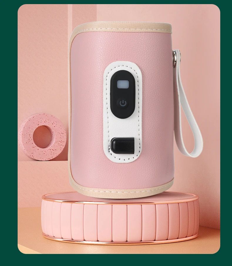 USB Baby Milk Bottle Thermal Bag Universal Digital Display Nursing Bottle Heater Portable Baby Milk Heat Keeper for Traveling
