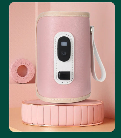 USB Baby Milk Bottle Thermal Bag Universal Digital Display Nursing Bottle Heater Portable Baby Milk Heat Keeper for Traveling