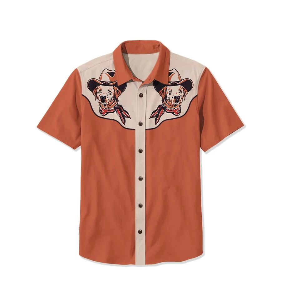 Men's Shirt Summer Casual Fashion Short Sleeved Shirt For Men Loose Breathable H