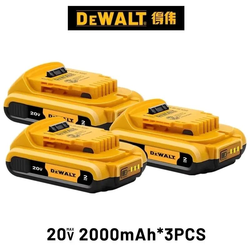 DEWALT Bateria 20V 6AH recarregável de íon de lítio carregador DCB118 Parafusadeira Furadeira Elétrica sem escovas DCD805 ferramenta elétrica