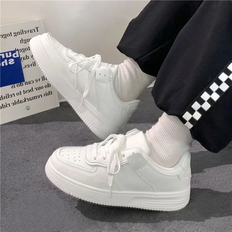 Tennis Sneakers Woman Spring Autumn Sports Board Shoes Fashion Comfort Colorful Casual Academy Style Little White Shoes Female