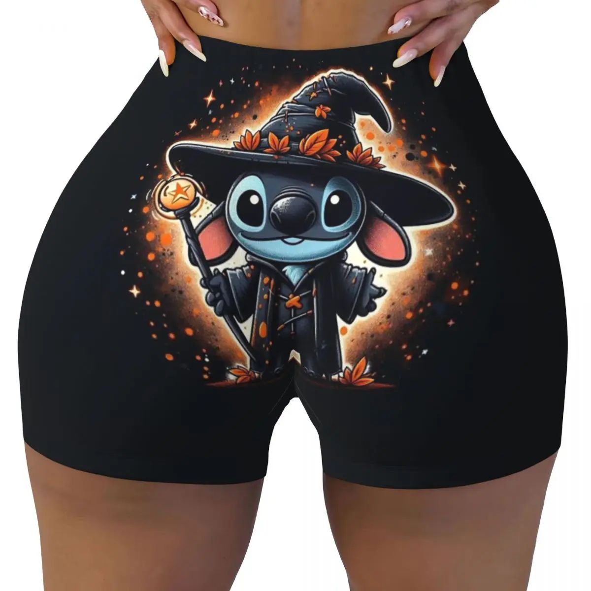 Custom Stitch Cute Movie Running Volleyball Gym Shorts for Women Athletic Workout Yoga Shorts