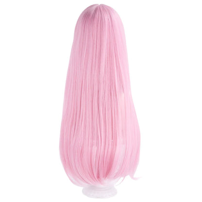 Aoi Love Wigs Cosplay Anime 75cm Pink Long Halloween Party Cosplay Wigs Heat Resistant Synthetic Hair