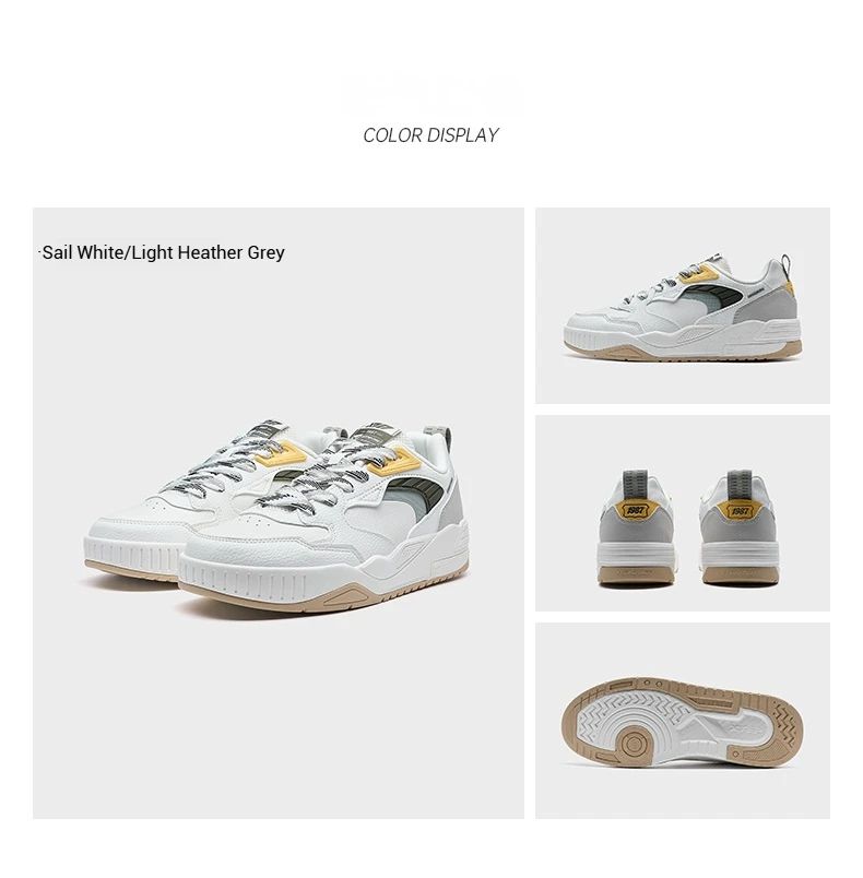 Xtep Qilang Lite Skateboarding Shoes For Men 2025 Summer Comfortable Versatile Casual Shoes Low-top Sports Shoes 976319310041