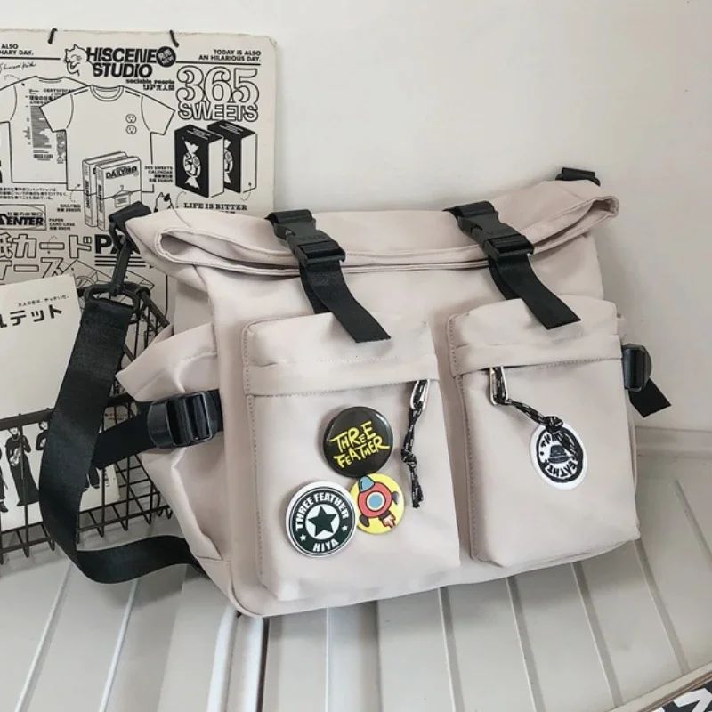 Japanese Harajuku School Bags for Teenage Girls Casual Fashion Crossbody Bag New Trendy Shoulder Bag Student Backpack Hand Bags