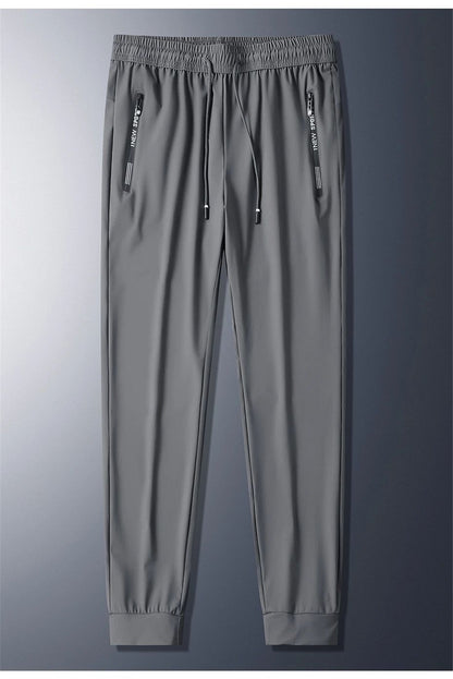 Summer Cool Pants Men 8XL Plus Szie Sweatpants Fashion Casual Stretch Pants Male Big Size 7XL 8XL Summer Trousers Black Grey